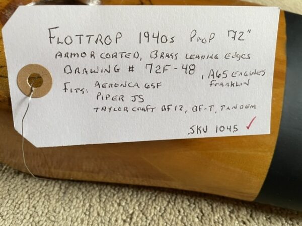 Flottorp 72" 1940s Wooden Propeller (view 15)