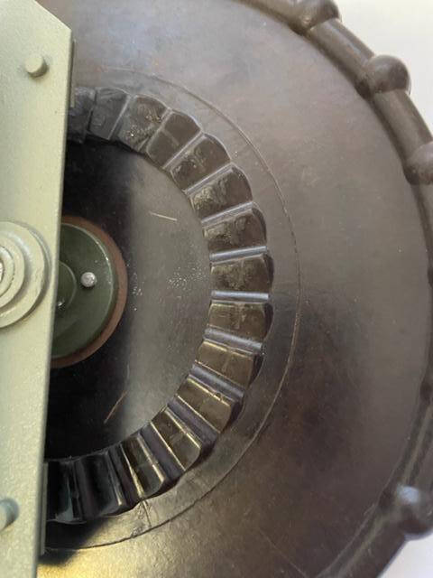 Cessna 180 & 185 Trim Wheel And Mounting Plate Assembly. Used - part number 0761205-8 (or -11 whole assembly) (view 4)