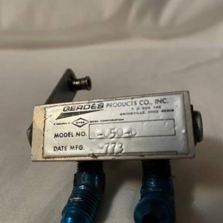 Gerdes Parking Brake Valve. As Removed - part number A-850-8