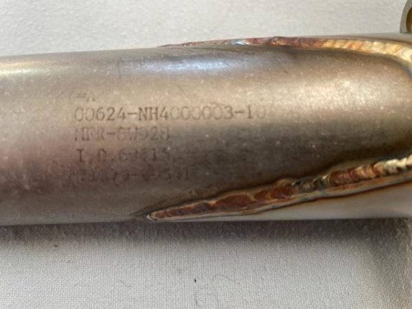 NEW Exhaust Riser, RIGHT, AFT, #3 Cylinder For Cessna 172I, K, M, N, P, R & S. Cessna 177 all. NEW - part number 9954100-4 or A1754007-1 (for PMA) (view 2)