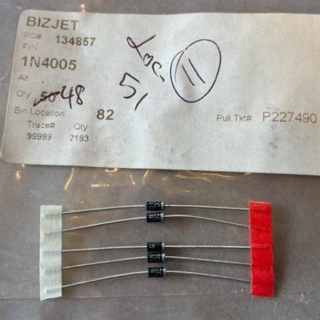 1N4005 Rectifiers.  New Old Stock.
