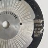 Cessna 172 I & M Fuel Selector Placard. Used - part number 0705048-2 or 0705048-17 or 0716615-7 (for the 1968 I) (view 2)