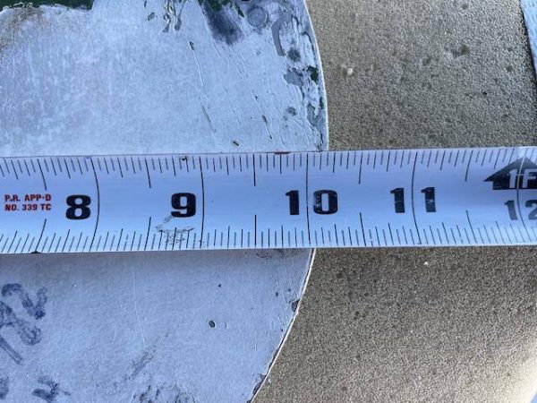 Cessna 182 LEFT Wheel Pant Mounting Plate. Used - part number 0741046-7 (view 2)