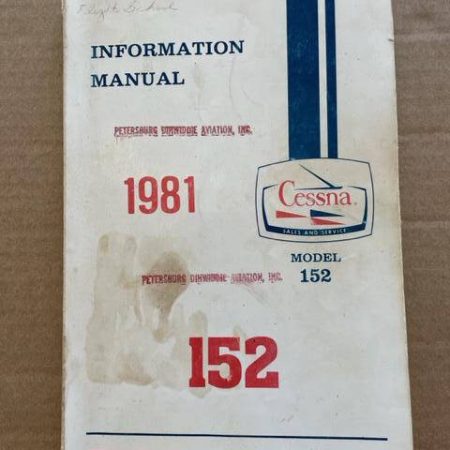 Cessna 152 Information Manual.  Used.