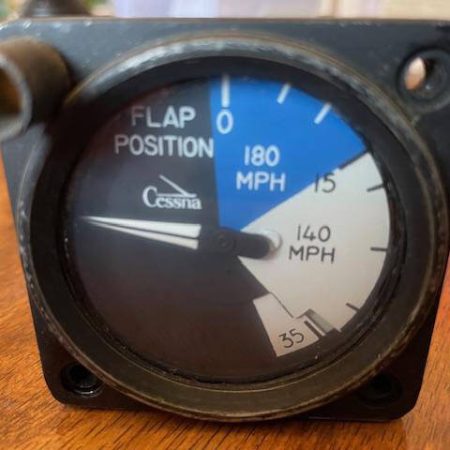 Cessna 310K Flap Position Indicator.  Used.