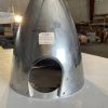 Cessna 206 & 210 Hartzell 3-Blade Spinner & Aft Bulkhead. Used - part number 1250419K200 or 1250419-2 or C-4586P (Hartzell dome #) or C-4583-3P (aft bulkhead) (view 7)