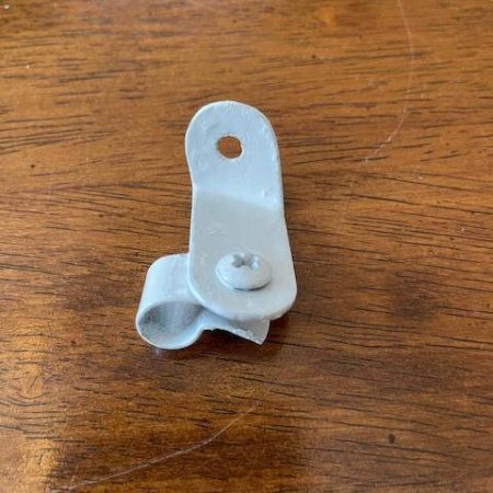 Cessna 150, 172, 175 RIGHT Brake Line Strap With Clamp.  Used.