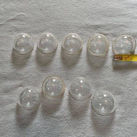 Grimes A-1280-1 Clear Glass Nav Lenses. Some New, Some Used - part number AN (3042-5)