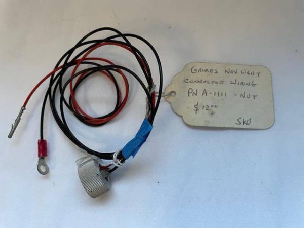 Grimes Nav Light Base Connector Wiring. New - part number A-1111 (Nut)