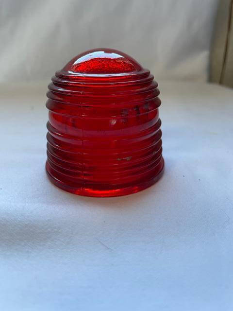 Aeroflash Grimes Glass Rotating Beacon Nav Lens Cover. Used - part number 111-0001
