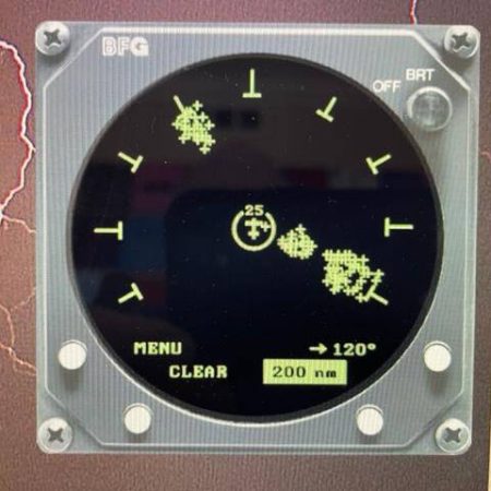BFGoodrich WX-1000 Stormscope & Skywatch Traffic Indicator & Processor.  Used.