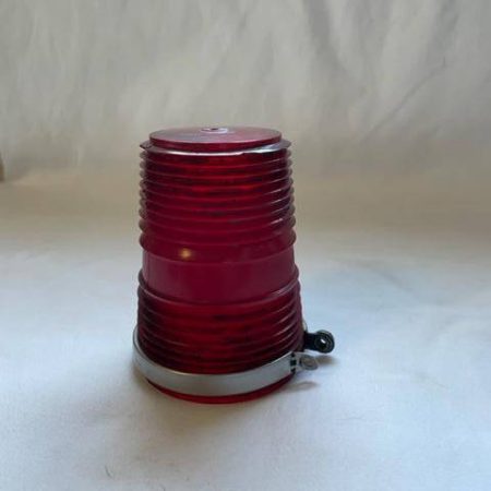 Whelen Rotating Beacon Lens Cover With Clamp. Used - part number 68-2130024-50