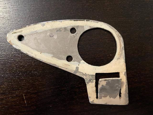 Beechcraft Baron LEFT Nav Light Deflector-Metal. Used