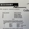 Cessna Ammeter Adapter Plate For Generator To Alternator Conversion. SK172-22M & AK210-54K. New Old Stock - part number 0700036-2 (view 3)