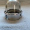 Clear Glass Nav/Strobe Lens Cover With Gasket And Mounting Plate. Used - part number Unknown