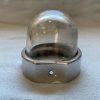 Clear Glass Nav/Strobe Lens Cover With Gasket And Mounting Plate. Used - part number Unknown (view 1)