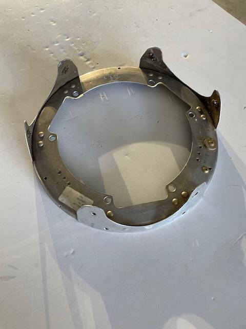 Cessna 206 & 210 Hartzell 3-Blade Spinner & Aft Bulkhead. Used - part number 1250419K200 or 1250419-2 or C-4586P (Hartzell dome #) or C-4583-3P (aft bulkhead) (view 9)