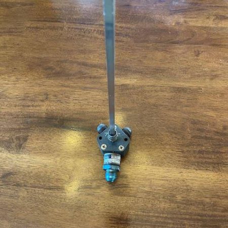 Cessna 172, 172RG, 206 Fuel Selector Valve With Shaft Assembly.  Used.