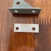 Cessna 182 LEFT OUTBOARD Safety Belt Attachment Bracket & Doubler Plate. Used - part number 0510205-2 (bracket or) (view 4)
