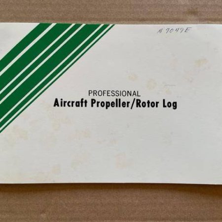Aircraft Propeller/Rotor Log Book.  Used.