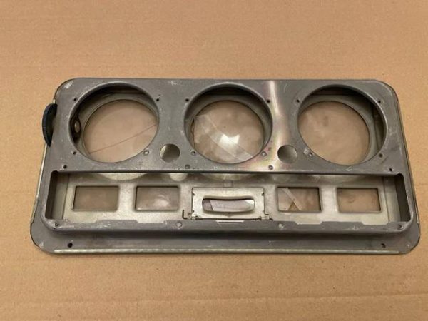 Vintage Aircraft Instrument Panel And Engine Gauge Cluster Panel. Used - part number Unknown (view 1)