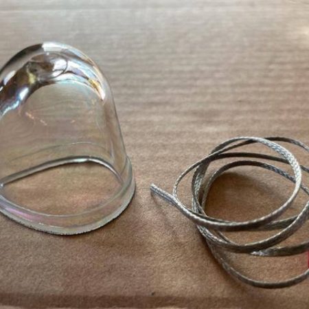 Whelen A428-C Strobe Light Lens, W/Radio Shield. New - part number A428C (model #)