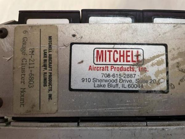 Mitchell Modular 1 1/2" Gauge Cluster. As Removed - part number D1-211-6076 (Oil Temp Gauge) (view 2)
