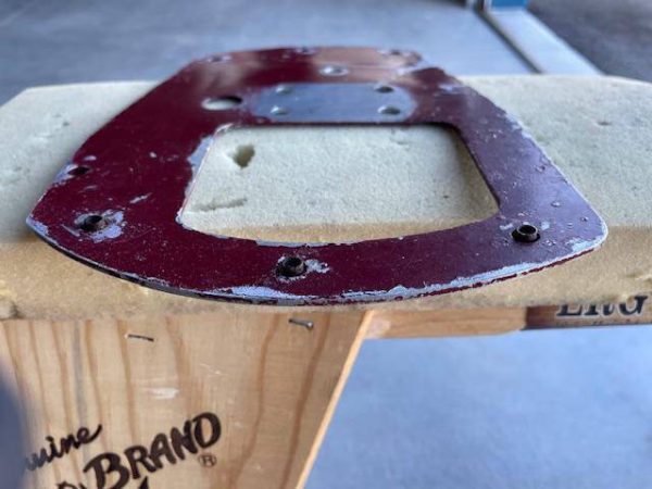 Cessna 182 RIGHT Wheel Pant Mounting Plate. Used - part number 0741046-8 (view 2)