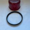 Whelen Lexan Rotating Beacon Nav Lens Cover With Two Gaskets. Used - part number WRM-39 (view 3)