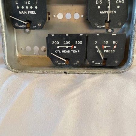 Beechcraft Bonanza & Debonair Early 1960s Engine Instrument Gauges.  Used.