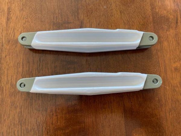 Cessna 206 Nose Gear Upper Strut Braces. Used - part number 1243008-7 (view 1)