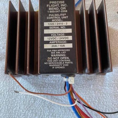 Precise Flight Pulselite Control Unit 1220/2410-2. Used - part number 1220/2410-2