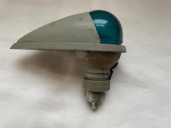 Grimes WWII Vintage Green Nav Light Assembly. N.A.F. 1021-12. Used - part number 1021-12 (view 1)
