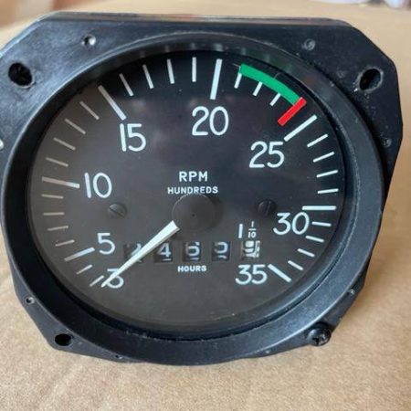 Cessna 182R, Q, P, Engine Tachometer. Removed For Upgrade. Used - part number D1-112-5023 (Mitchell number)