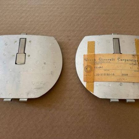 Beechcraft Bonanza Cowling Oil Fill Access Doors.  New Old Stock.