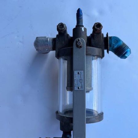 Cessna/Garwin 182E Fuel Strainer Gascolator W/Glass Bowl.  Used.