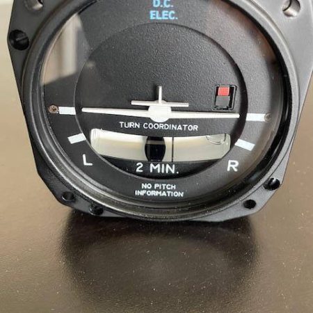 Mid-Continent 13 to 28 VDC Electric Turn Coordinator. Overhauled With 8130 - part number 1394T100-7A