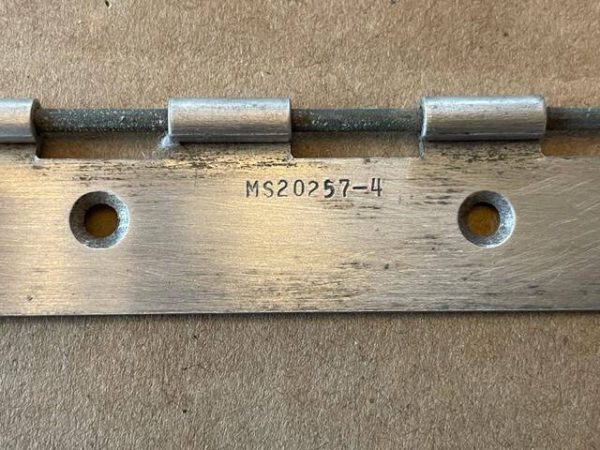 Hinge Halves. Used - part number MS20257-3 (8 3/4" with 9 Barrels) (view 2)