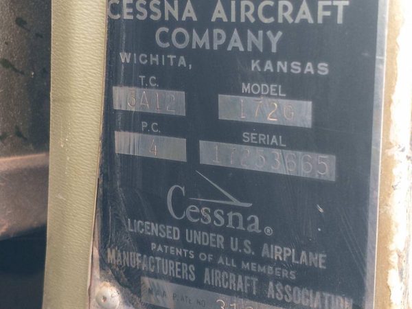 1966 Cessna 172G. Project Aircraft ***SOLD*** (view 9)