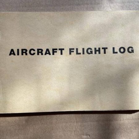 Aircraft Flight Log.  New Old Stock.