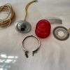 Cessna 210K 12 Volt Red Glass Strobe Beacon Light Assembly. Used - part number C621001-0103