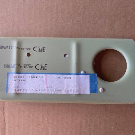 Cessna 206 LEFT Bulkhead Support, Forward, Lower Fuselage.  New.