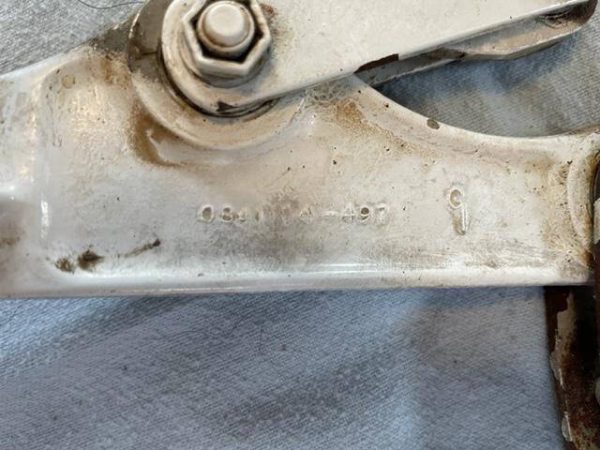 Cessna 310, 320 LEFT HAND Main Landing Gear Retraction Bellcrank Linkage. As Removed - part number 0841104-3 (view 3)