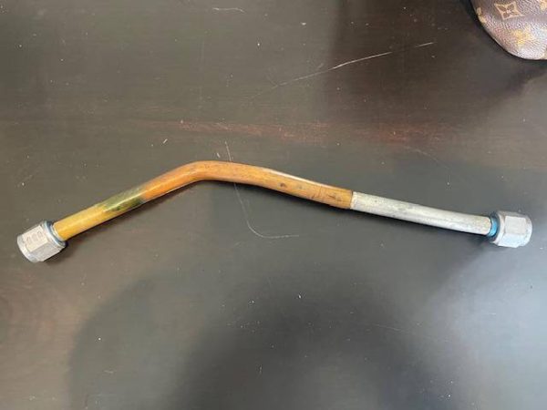 Cessna 172N & P Union to Strainer Fuel Line. Used - part number 0500118-74