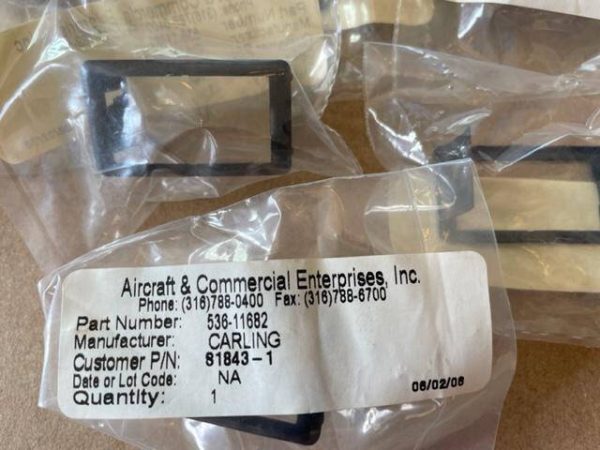 Cessna Metal Switch Mounting Cover. S1843-1. New - part number S1843-1 (Cessna)