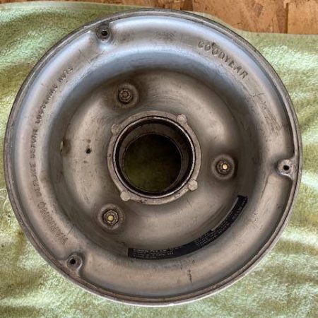 Goodyear Cessna 6.00 X 6 Wheel Assembly.  Used.