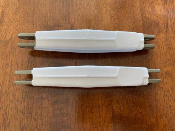 Cessna 206 Nose Gear Upper Strut Braces. Used - part number 1243008-7 (view 3)