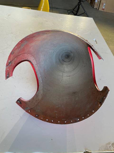 Cessna 180, 182, 210 & 310 Hartzell 2-Blade Spinner. Used - part number 0850313-4 or 0850311-1 or 0850313-1 (or -4 Cessna 310) (view 6)