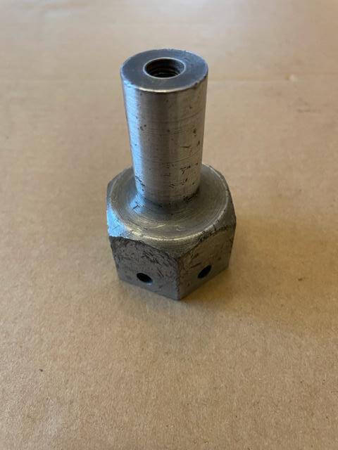 Cessna 172 Main Landing Gear 3" Axel Nut For Wheel Pant Support Application. Used - part number 0741047-1