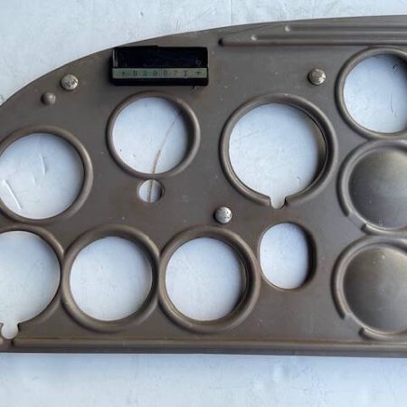 Cessna 182E Thru 182G & 210  Instrument Panel Shock Mount Cover.  Plastic.  Used.